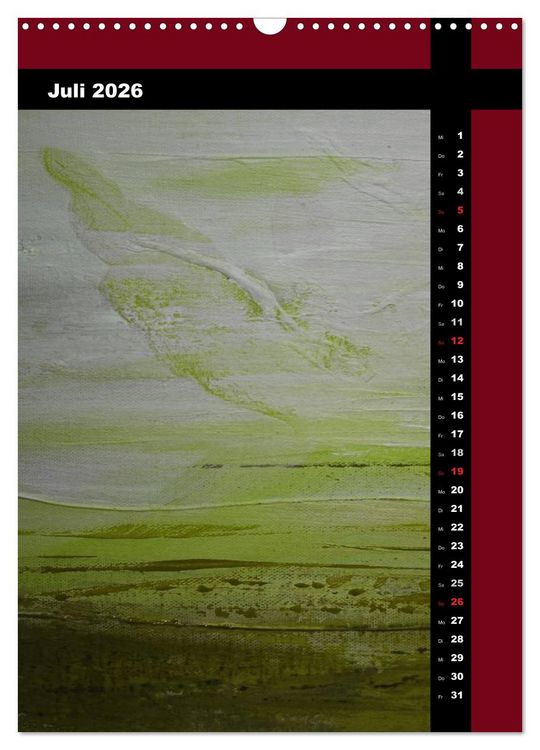 Produktbild: Farbenfrohe Engel (Wandkalender 2026 DIN A3 hoch), CALVENDO Monatskalender