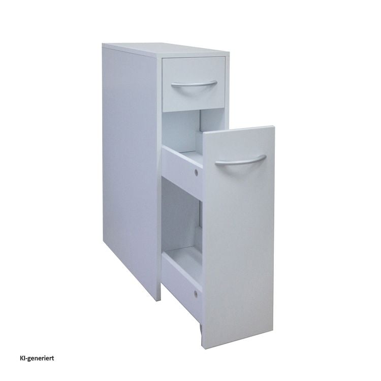 Produktbild: HTI-Living Mehrzweckschrank schmal Thekla Wei&szlig; Mehrzweckschrank schmal Thekla Wei&szlig;