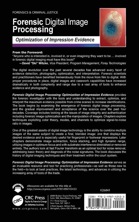 Produktbild: Forensic Digital Image Processing