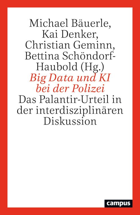 Produktbild: Big Data und KI bei der Polizei