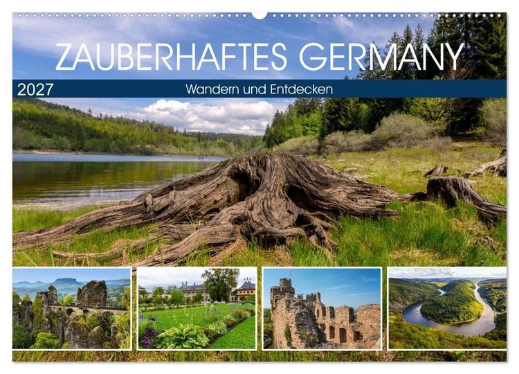 Produktbild: Zauberhaftes Germany (Wandkalender 2027 DIN A2 quer), CALVENDO Monatskalender