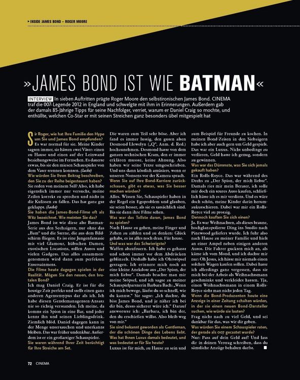 Produktbild: Cinema pr&auml;sentiert: Inside James Bond (Erweiterte Neuausgabe)