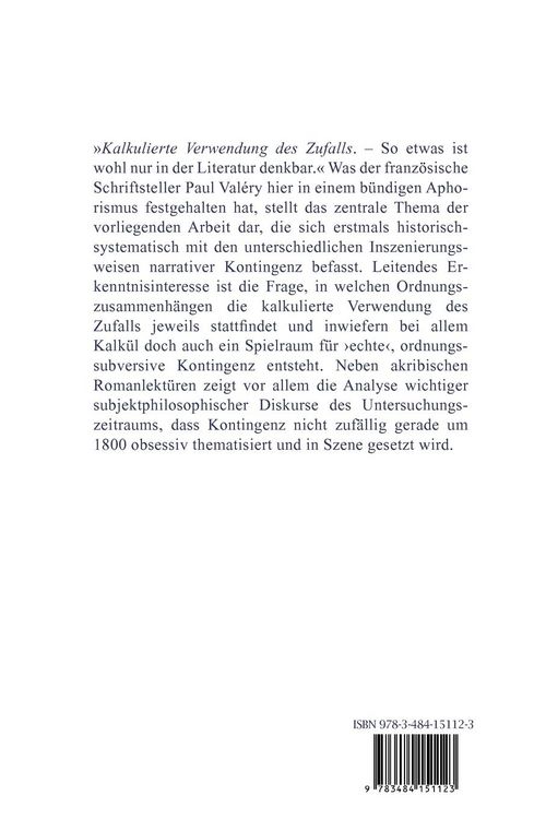 Produktbild: Ordnungen der Kontingenz