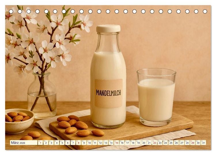 Produktbild: Milch und Milchprodukte (Tischkalender 2026 DIN A5 quer), CALVENDO Monatskalender