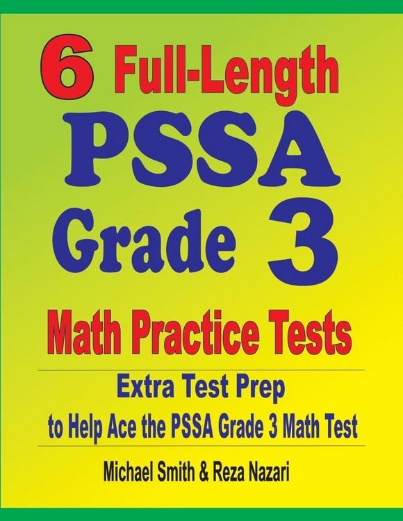 Produktbild: 6 Full-Length PSSA Grade 3 Math Practice Tests