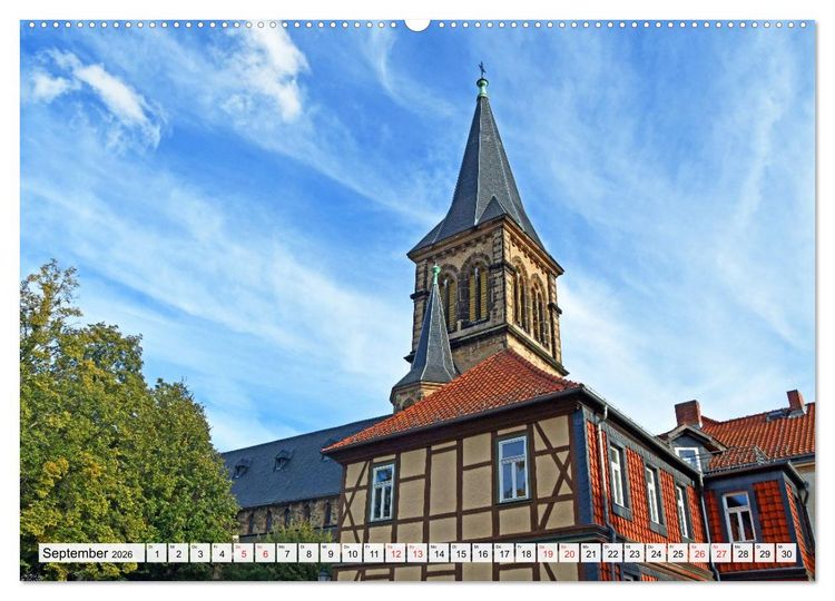 Produktbild: Wernigerode, die wundersch&ouml;ne Stadt im Harz (Wandkalender 2026 DIN A2 quer), CALVENDO Monatskalender