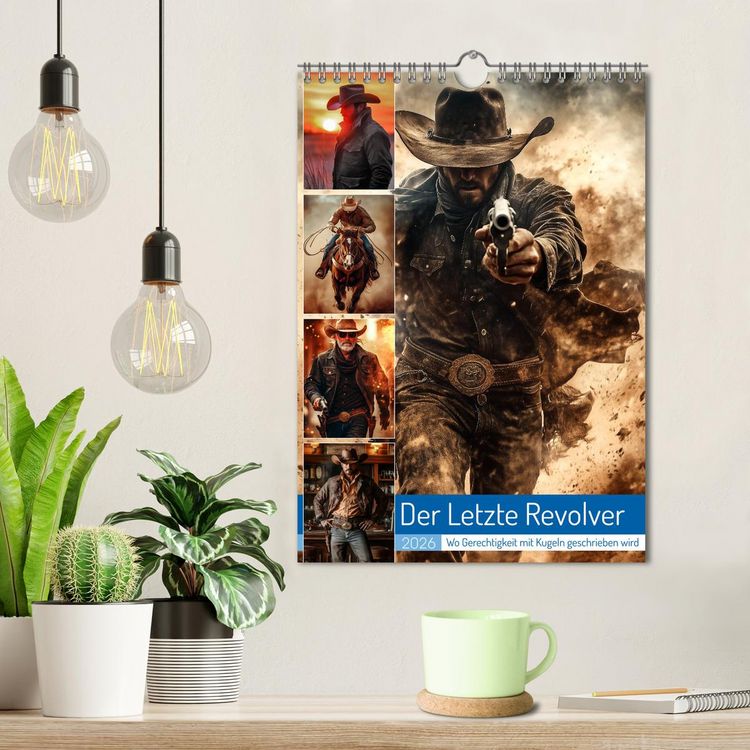 Produktbild: Der Letzte Revolver (Wandkalender 2026 DIN A4 hoch), CALVENDO Monatskalender
