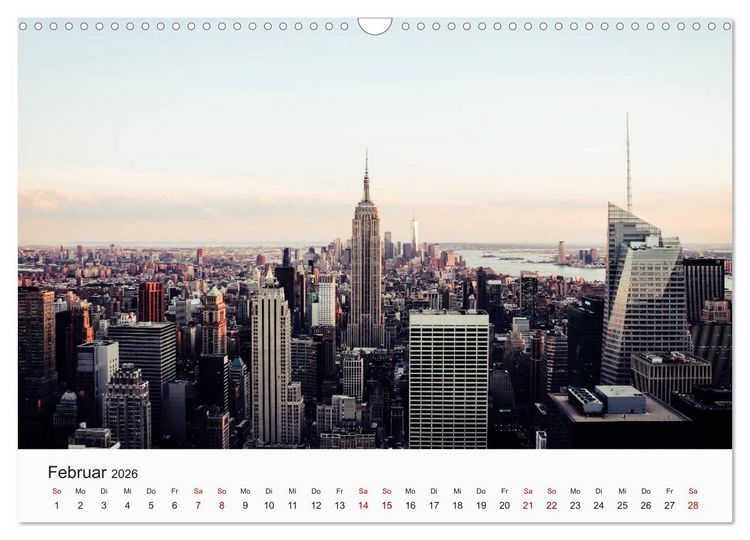 Produktbild: Traumstadt New York (Wandkalender 2026 DIN A3 quer), CALVENDO Monatskalender