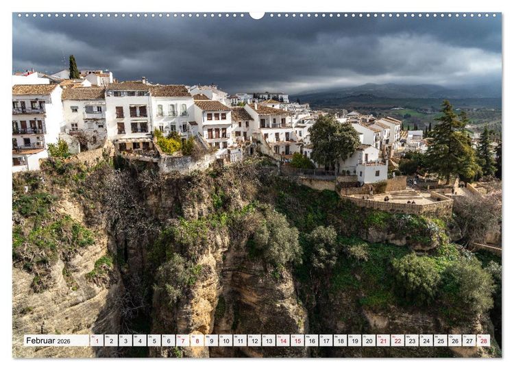 Produktbild: Andalusien - Ronda (hochwertiger Premium Wandkalender 2026 DIN A2 quer), Kunstdruck in Hochglanz