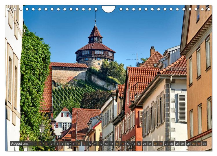 Produktbild: Esslingen am Neckar. Ein- und Ausblicke von Andreas Voigt (Wandkalender 2026 DIN A4 quer), CALVENDO Monatskalender
