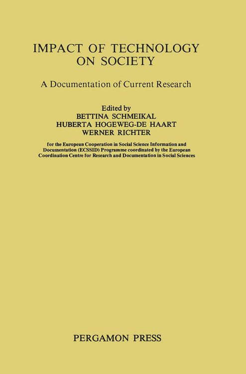 Produktbild: Impact of Technology on Society