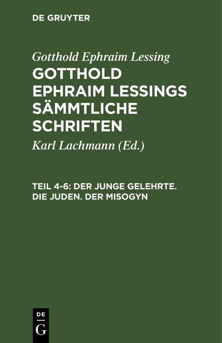 Produktbild: Der junge Gelehrte. Die Juden. Der Misogyn