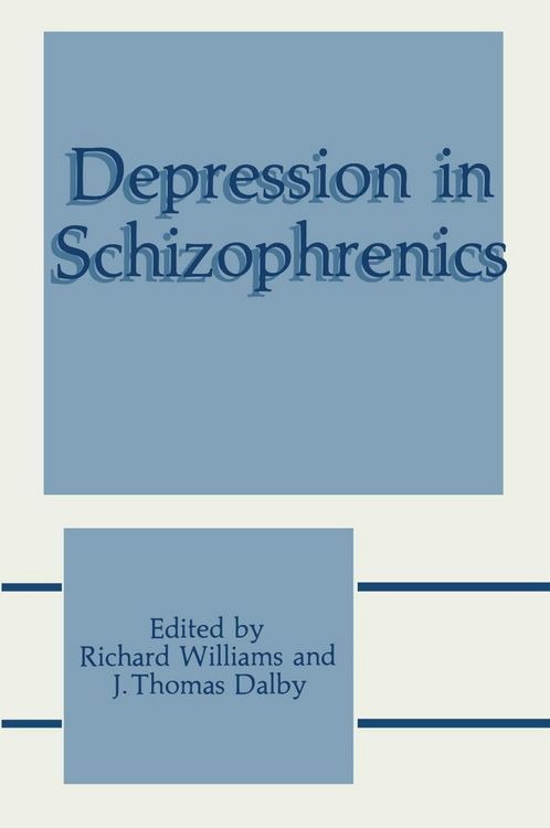 Produktbild: Depression in Schizophrenics