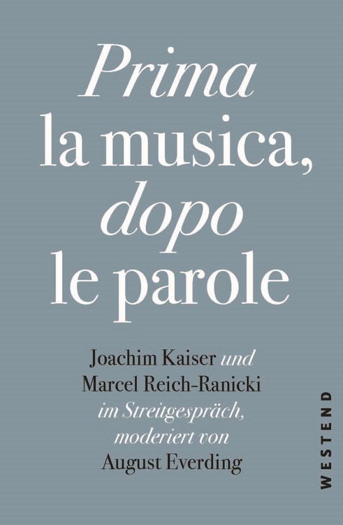 Produktbild: Prima la Musica, dopo le parole