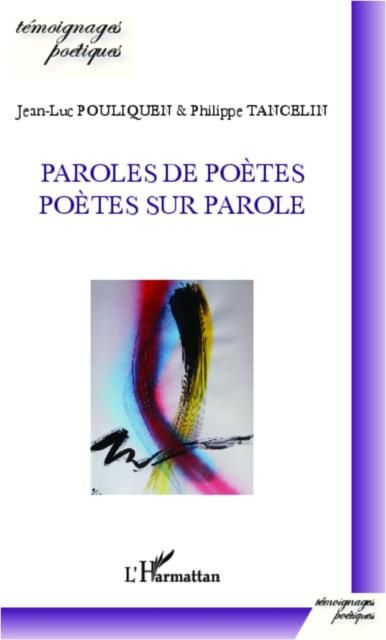 Produktbild: Paroles de poetes, poetes sur parole