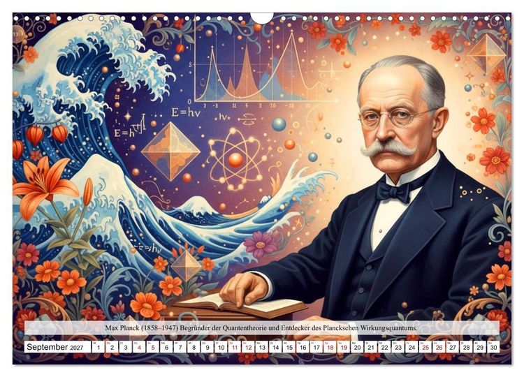 Produktbild: Pioniere der Astrophysik (Wandkalender 2027 DIN A3 quer), CALVENDO Monatskalender