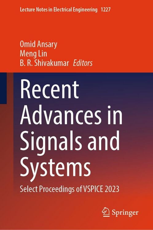 Produktbild: Recent Advances in Signals and Systems