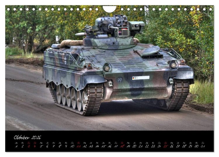 Produktbild: Sch&uuml;tzenpanzer Marder (Wandkalender 2026 DIN A4 quer), CALVENDO Monatskalender