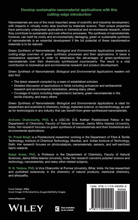Produktbild: Green Synthesis of Nanomaterials