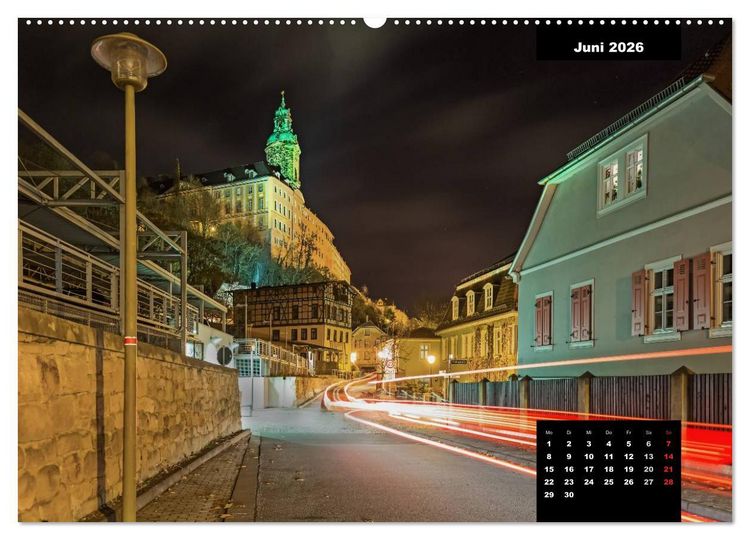 Produktbild: Rudolstadt - Schwarza (hochwertiger Premium Wandkalender 2026 DIN A2 quer), Kunstdruck in Hochglanz