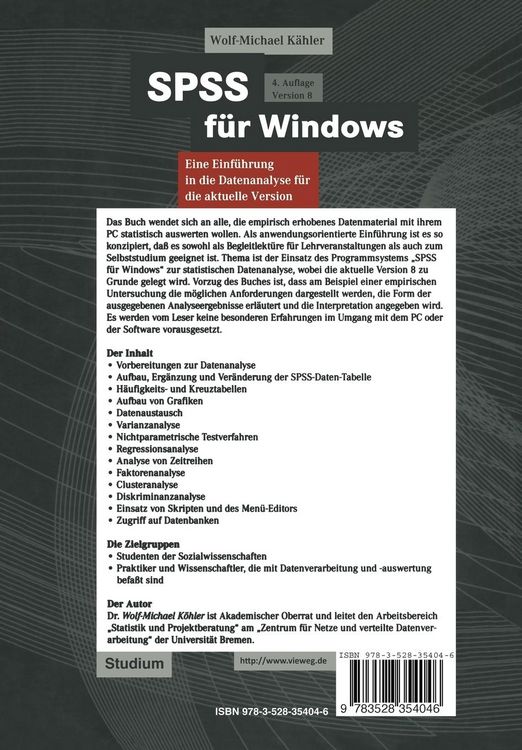 Produktbild: SPSS f&uuml;r Windows