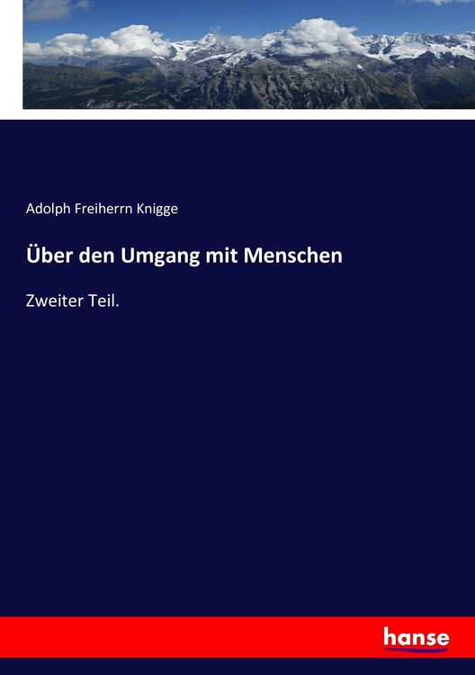 Produktbild: Über den Umgang mit Menschen