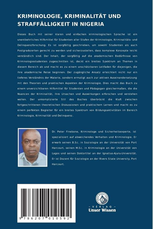 Produktbild: Kriminologie, Kriminalit&auml;t und Straff&auml;lligkeit in Nigeria
