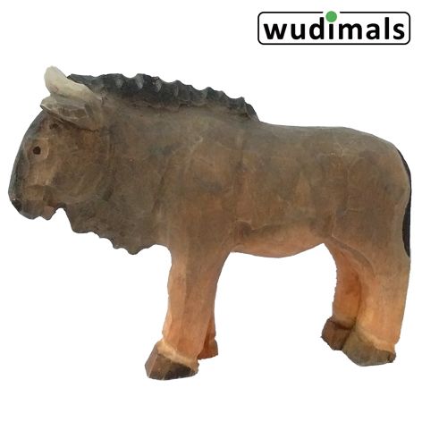 Produktbild: Wudimals A040475 - Gnu, Gnu, handgeschnitzt aus Holz