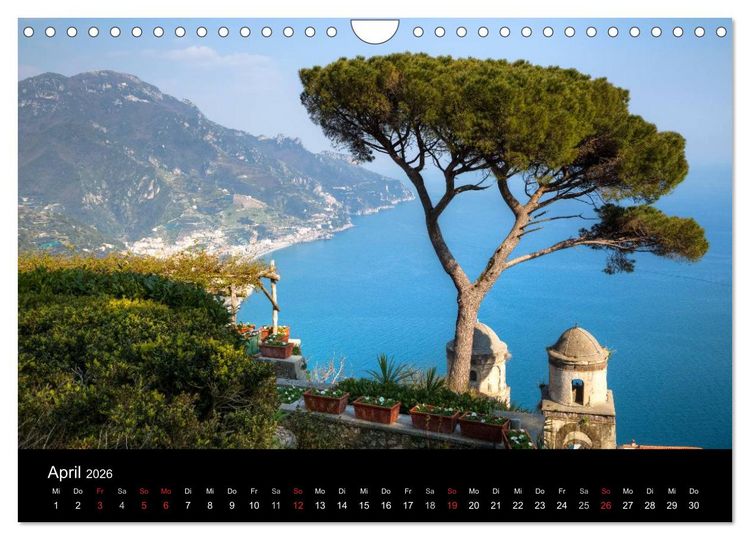 Produktbild: Amalfik&uuml;ste und Capri (Wandkalender 2026 DIN A4 quer), CALVENDO Monatskalender