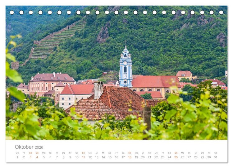 Produktbild: &Ouml;sterreich Rundreise (Tischkalender 2026 DIN A5 quer), CALVENDO Monatskalender
