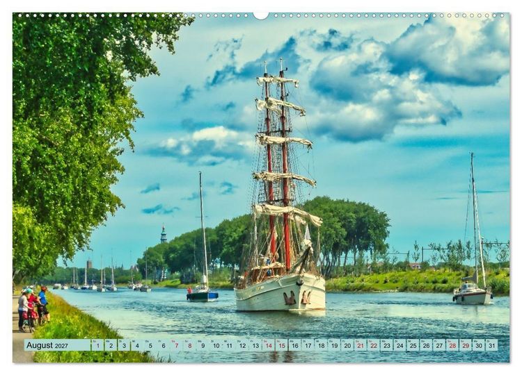 Produktbild: Magische K&uuml;ste Zeeland (hochwertiger Premium Wandkalender 2027 DIN A2 quer), Kunstdruck in Hochglanz