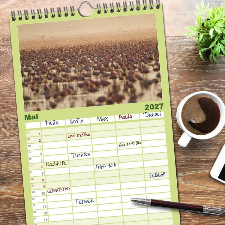 Produktbild: Familienplaner 2027 - Emotionale Momente: Afrika Wildlife. Part 3. mit 5 Spalten (Wandkalender, 21 x 45 cm) CALVENDO