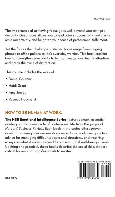 Produktbild: Focus (HBR Emotional Intelligence Series)