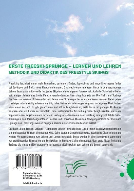 Produktbild: Erste Freeski-Spr&uuml;nge - Lernen und Lehren: Methodik und Didaktik des Freestyle Skiings
