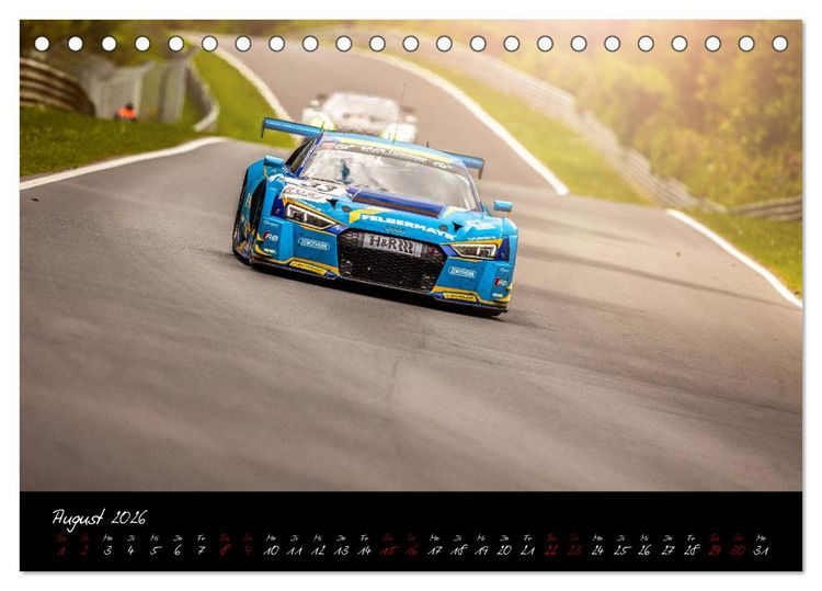 Produktbild: Emotions on Track - Langstreckenmeisterschaft am N&uuml;rburgring - GT3 (Tischkalender 2026 DIN A5 quer), CALVENDO Monatskalender