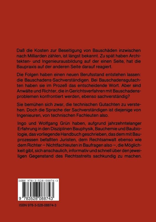 Produktbild: Bautaschenbuch f&uuml;r Richter und Rechtsanw&auml;lte