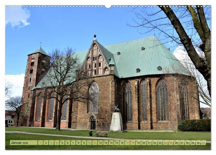 Produktbild: Reiterstadt Verden - Aller (hochwertiger Premium Wandkalender 2026 DIN A2 quer), Kunstdruck in Hochglanz