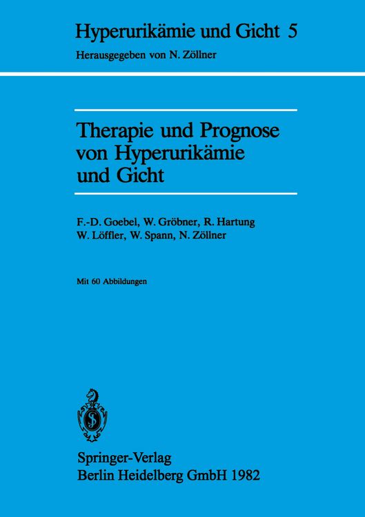 Produktbild: Therapie und Prognose von Hyperurik&auml;mie und Gicht