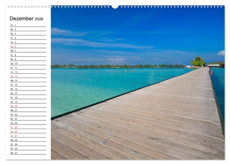 Produktbild: Traumstr&auml;nde in der Karibik (hochwertiger Premium Wandkalender 2026 DIN A2 quer), Kunstdruck in Hochglanz