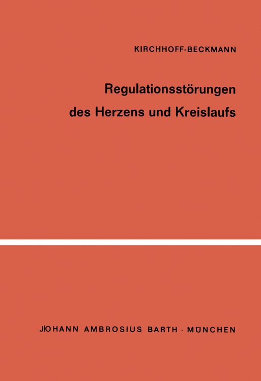 Produktbild: Regulationsst&ouml;rungen des Herzens und Kreislaufs