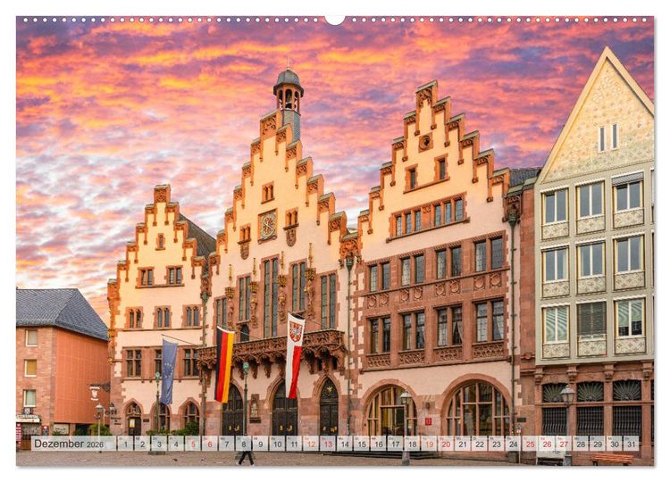 Produktbild: Frankfurt am Main Impressionen (Wandkalender 2026 DIN A2 quer), CALVENDO Monatskalender