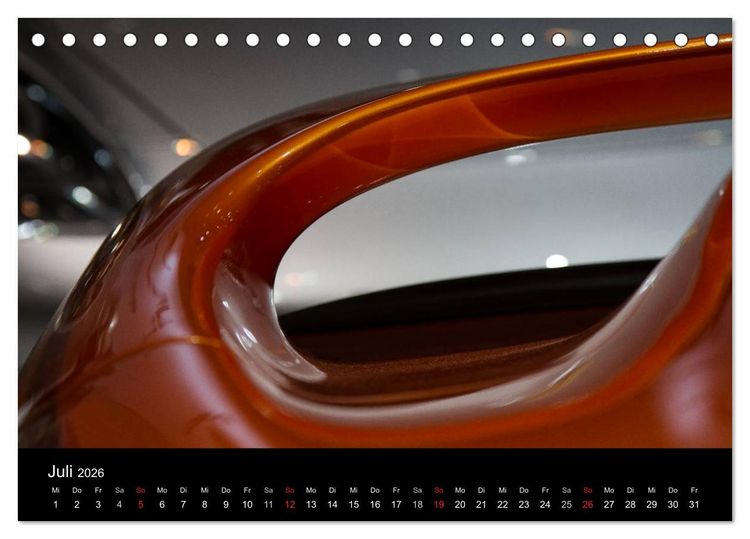 Produktbild: Heiligs Blechle - Porsche-Ikonen im Detail (Tischkalender 2026 DIN A5 quer), CALVENDO Monatskalender