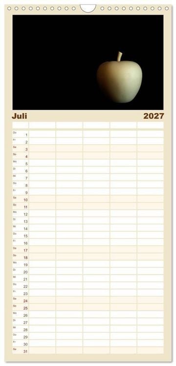 Produktbild: Familienplaner 2027 - Der K&uuml;chenkalender mit 5 Spalten (Wandkalender, 21 x 45 cm) CALVENDO