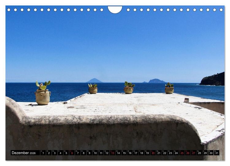 Produktbild: &Auml;olische Inseln (Wandkalender 2026 DIN A4 quer), CALVENDO Monatskalender