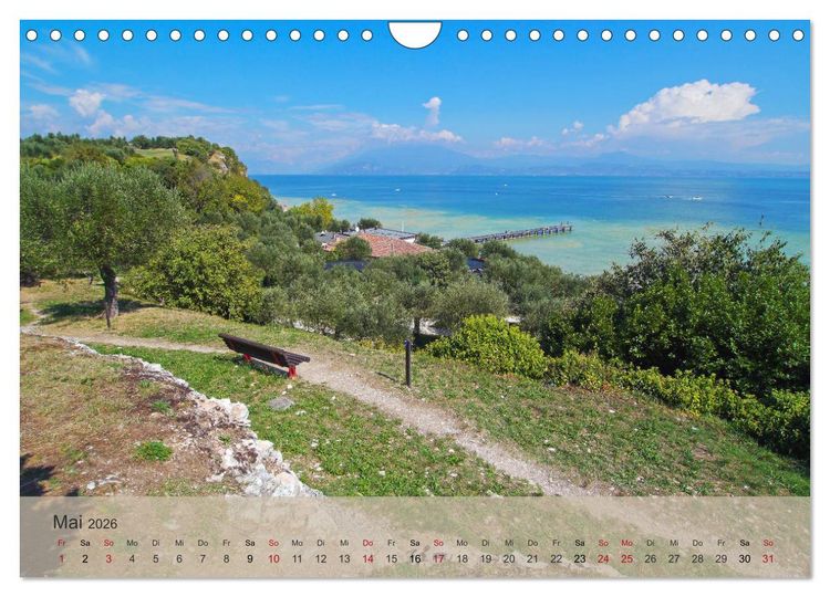 Produktbild: Gardasee - lago di Garda by Sascha Ferrari (Wandkalender 2026 DIN A4 quer), CALVENDO Monatskalender