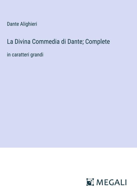 Produktbild: La Divina Commedia di Dante; Complete