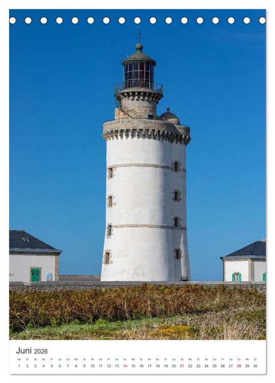 Produktbild: Leuchtturm-Legenden im Westen der Bretagne (Tischkalender 2026 DIN A5 hoch), CALVENDO Monatskalender