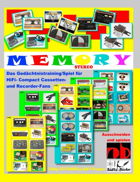 Produktbild: STEREO MEMORY - Das Ged&auml;chtnistraining/Spiel f&uuml;r HiFi- Compact Cassetten- und Recorder-Fans