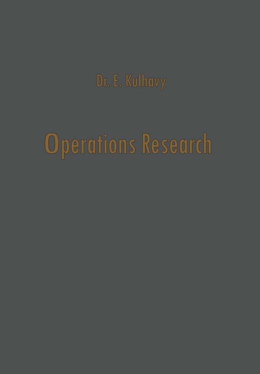 Produktbild: Operations Research