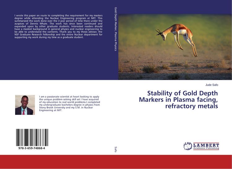 Produktbild: Stability of Gold Depth Markers in Plasma facing, refractory metals